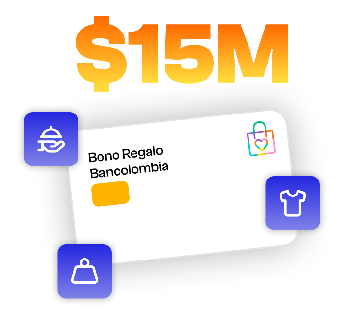 15 millones en tarjeta bono regalo